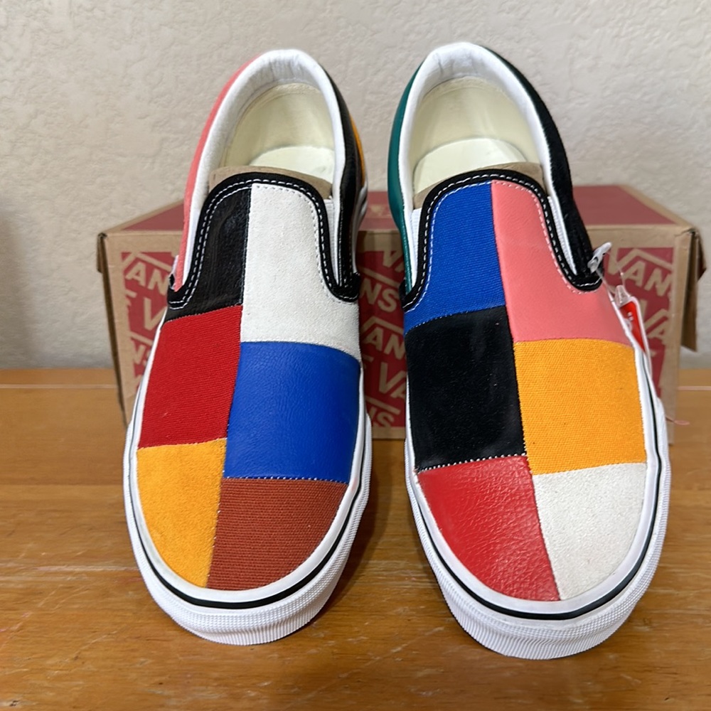 Vans Classic Slip On Patchwork Multiple Colors Tr… - image 3